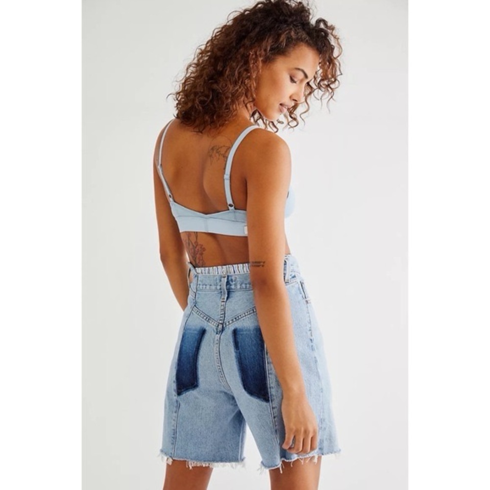 Agolde Pieced Angled Bermuda Shorts
